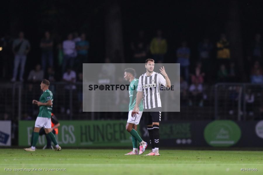 Willy-Sachs-Stadion, Schweinfurt, 20.09.2024, sport, action, BFV, Fussball, Regionalliga Bayern, 10. Spieltag, SVW, FCS, SV Wacker Burghausen, 1. FC Schweinfurt 1905 - Bild-ID: 2438086