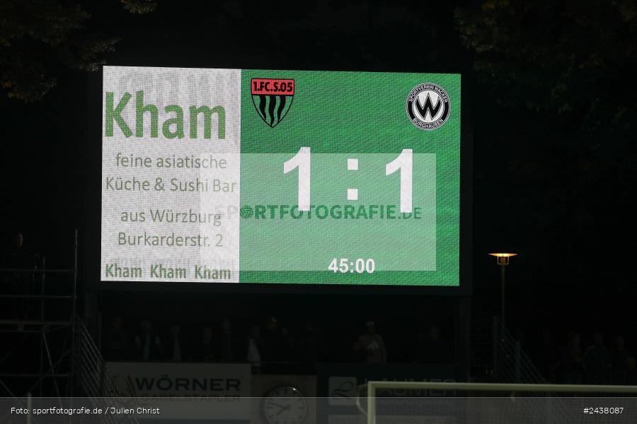 Willy-Sachs-Stadion, Schweinfurt, 20.09.2024, sport, action, BFV, Fussball, Regionalliga Bayern, 10. Spieltag, SVW, FCS, SV Wacker Burghausen, 1. FC Schweinfurt 1905 - Bild-ID: 2438087