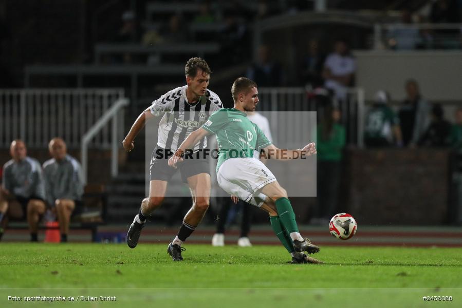 Willy-Sachs-Stadion, Schweinfurt, 20.09.2024, sport, action, BFV, Fussball, Regionalliga Bayern, 10. Spieltag, SVW, FCS, SV Wacker Burghausen, 1. FC Schweinfurt 1905 - Bild-ID: 2438088