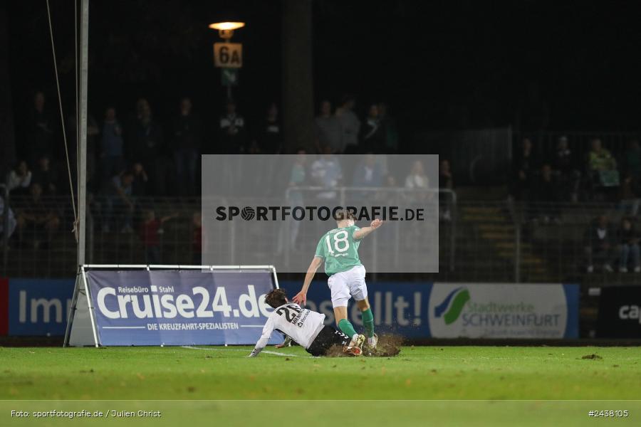 Willy-Sachs-Stadion, Schweinfurt, 20.09.2024, sport, action, BFV, Fussball, Regionalliga Bayern, 10. Spieltag, SVW, FCS, SV Wacker Burghausen, 1. FC Schweinfurt 1905 - Bild-ID: 2438105