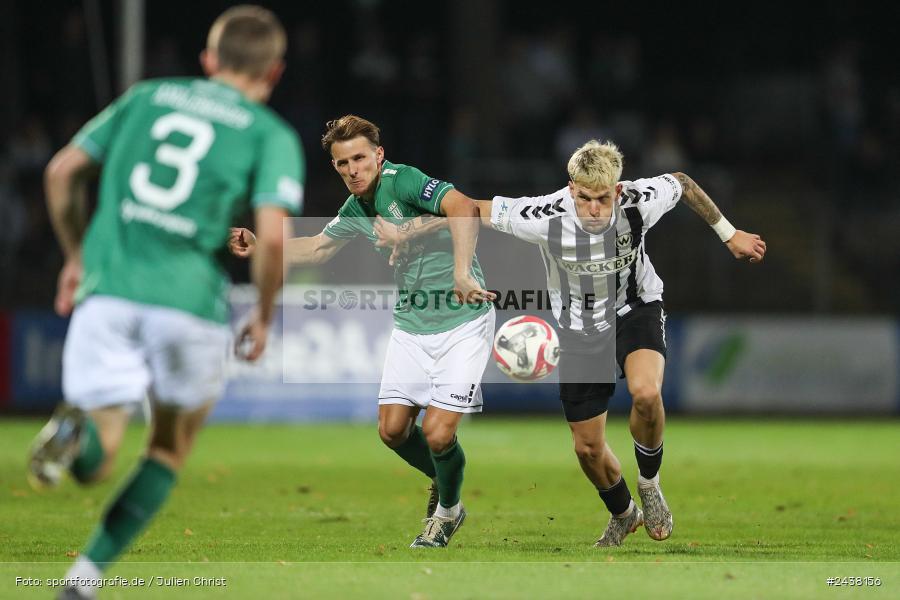 Willy-Sachs-Stadion, Schweinfurt, 20.09.2024, sport, action, BFV, Fussball, Regionalliga Bayern, 10. Spieltag, SVW, FCS, SV Wacker Burghausen, 1. FC Schweinfurt 1905 - Bild-ID: 2438156