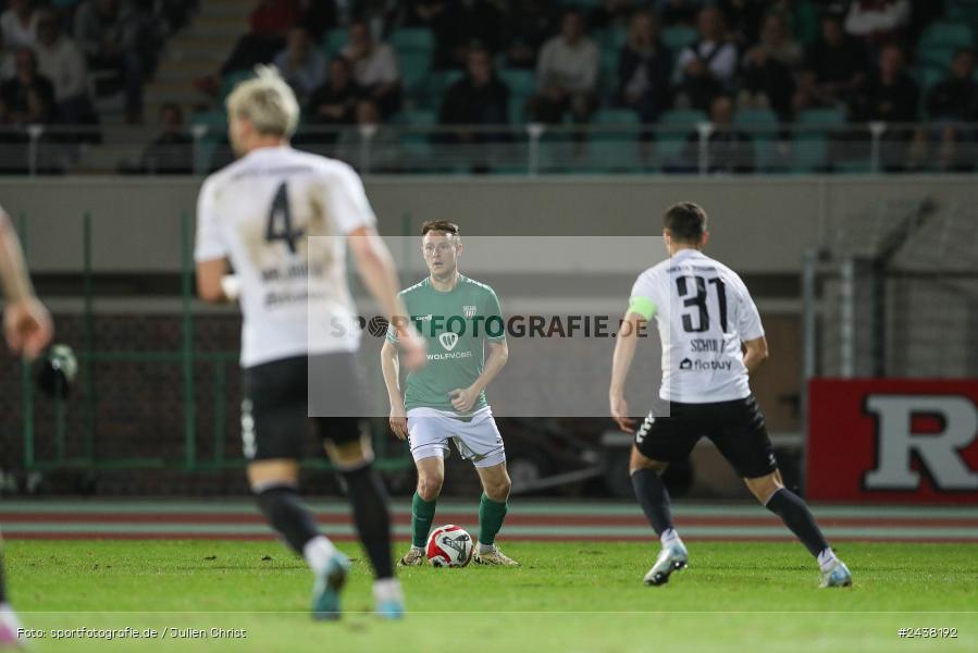 Willy-Sachs-Stadion, Schweinfurt, 20.09.2024, sport, action, BFV, Fussball, Regionalliga Bayern, 10. Spieltag, SVW, FCS, SV Wacker Burghausen, 1. FC Schweinfurt 1905 - Bild-ID: 2438192 Willy-Sachs-Stadion, Schweinfurt, 20.09.2024, sport, action, BFV, Fussball, Regionalliga Bayern, 10. Spieltag, SVW, FCS, SV Wacker Burghausen, 1. FC Schweinfurt 1905 - Bild-ID: 2438192