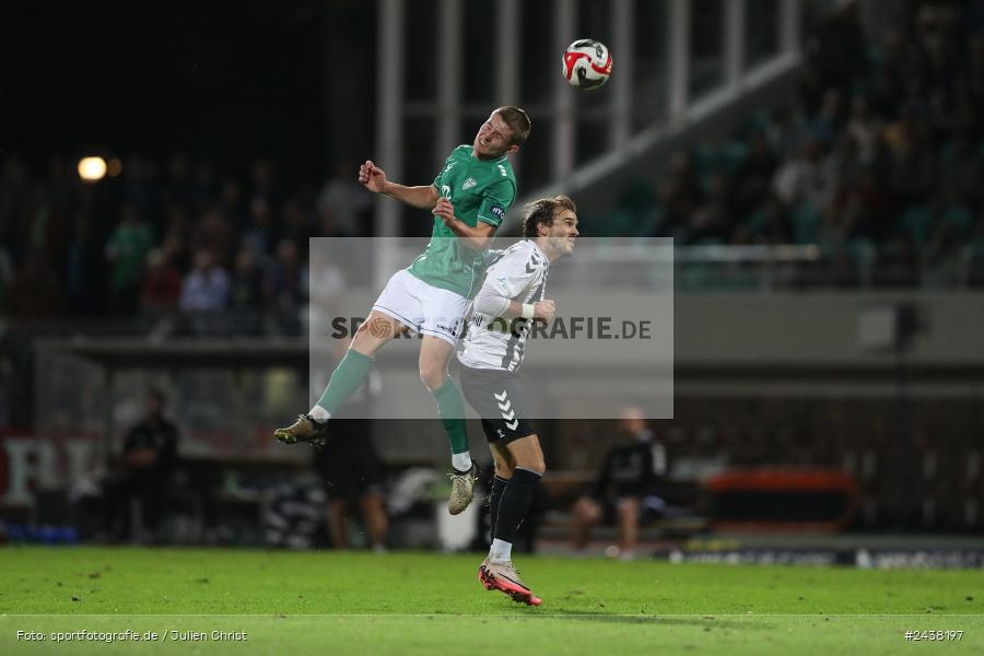 Willy-Sachs-Stadion, Schweinfurt, 20.09.2024, sport, action, BFV, Fussball, Regionalliga Bayern, 10. Spieltag, SVW, FCS, SV Wacker Burghausen, 1. FC Schweinfurt 1905 - Bild-ID: 2438197