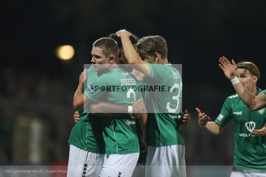Willy-Sachs-Stadion, Schweinfurt, 20.09.2024, sport, action, BFV, Fussball, Regionalliga Bayern, 10. Spieltag, SVW, FCS, SV Wacker Burghausen, 1. FC Schweinfurt 1905 - Bild-ID: 2438260