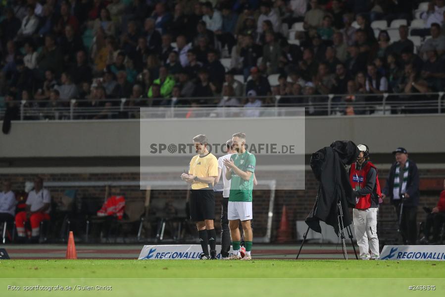 Willy-Sachs-Stadion, Schweinfurt, 20.09.2024, sport, action, BFV, Fussball, Regionalliga Bayern, 10. Spieltag, SVW, FCS, SV Wacker Burghausen, 1. FC Schweinfurt 1905 - Bild-ID: 2438315