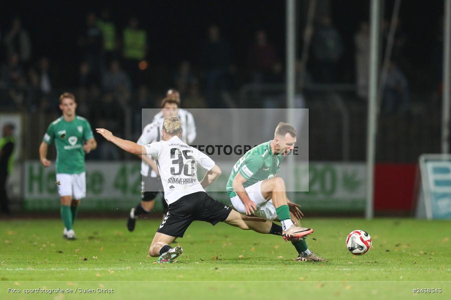 Willy-Sachs-Stadion, Schweinfurt, 20.09.2024, sport, action, BFV, Fussball, Regionalliga Bayern, 10. Spieltag, SVW, FCS, SV Wacker Burghausen, 1. FC Schweinfurt 1905 - Bild-ID: 2438343