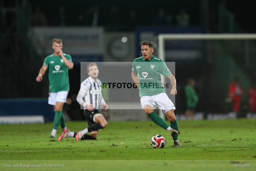 Willy-Sachs-Stadion, Schweinfurt, 20.09.2024, sport, action, BFV, Fussball, Regionalliga Bayern, 10. Spieltag, SVW, FCS, SV Wacker Burghausen, 1. FC Schweinfurt 1905 - Bild-ID: 2438376