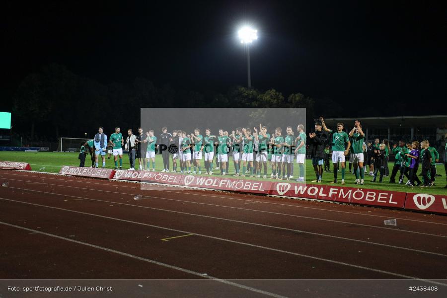 Willy-Sachs-Stadion, Schweinfurt, 20.09.2024, sport, action, BFV, Fussball, Regionalliga Bayern, 10. Spieltag, SVW, FCS, SV Wacker Burghausen, 1. FC Schweinfurt 1905 - Bild-ID: 2438408 Willy-Sachs-Stadion, Schweinfurt, 20.09.2024, sport, action, BFV, Fussball, Regionalliga Bayern, 10. Spieltag, SVW, FCS, SV Wacker Burghausen, 1. FC Schweinfurt 1905 - Bild-ID: 2438408