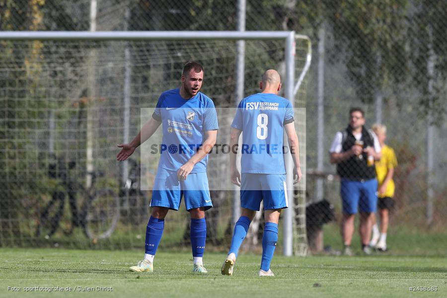 Sportgelände, Homburg, 22.09.2024, sport, action, BFV, Fussball, Kreisliga Würzburg Gr. 2, 10. Spieltag, FSV, HOM, FSV Esselbach-Steinmark, TSV Homburg - Bild-ID: 2438683