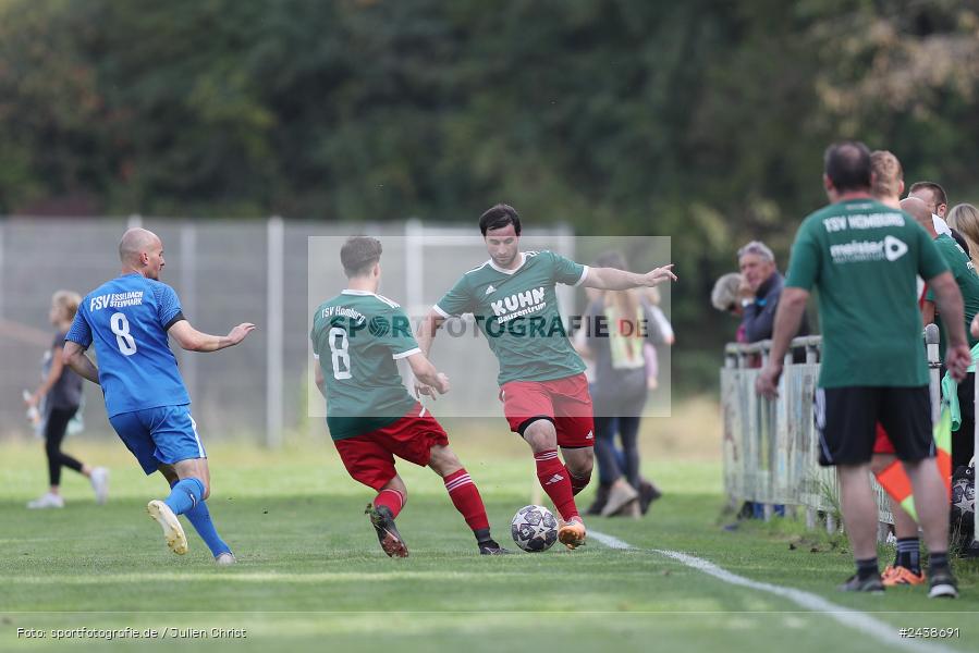 Sportgelände, Homburg, 22.09.2024, sport, action, BFV, Fussball, Kreisliga Würzburg Gr. 2, 10. Spieltag, FSV, HOM, FSV Esselbach-Steinmark, TSV Homburg - Bild-ID: 2438691