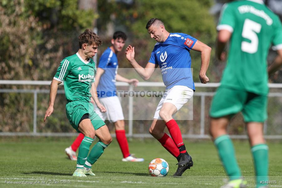 Sportgelände, Homburg, 22.09.2024, sport, action, Fussball, BFV, 8. Spieltag, A-Klasse Würzburg Gr. 4, SGLH, TSV, SG 1 Laudenbach-Himmelstadt, TSV Homburg II - Bild-ID: 2439115