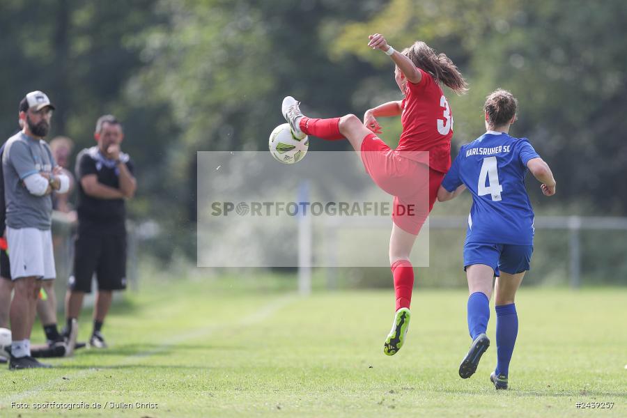 Sportgelände, Reicholzheim, 22.09.2024, sport, action, Fussball, badfv, 3. Spieltag, bfv-Verbandsliga, KSC, FCWH, Karlsruher SC II, FC Wertheim-Eichel - Bild-ID: 2439257 Sportgelände, Reicholzheim, 22.09.2024, sport, action, Fussball, badfv, 3. Spieltag, bfv-Verbandsliga, KSC, FCWH, Karlsruher SC II, FC Wertheim-Eichel - Bild-ID: 2439257