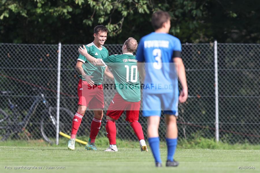 Sportgelände, Homburg, 22.09.2024, sport, action, BFV, Fussball, Kreisliga Würzburg Gr. 2, 10. Spieltag, FSV, HOM, FSV Esselbach-Steinmark, TSV Homburg - Bild-ID: 2439346