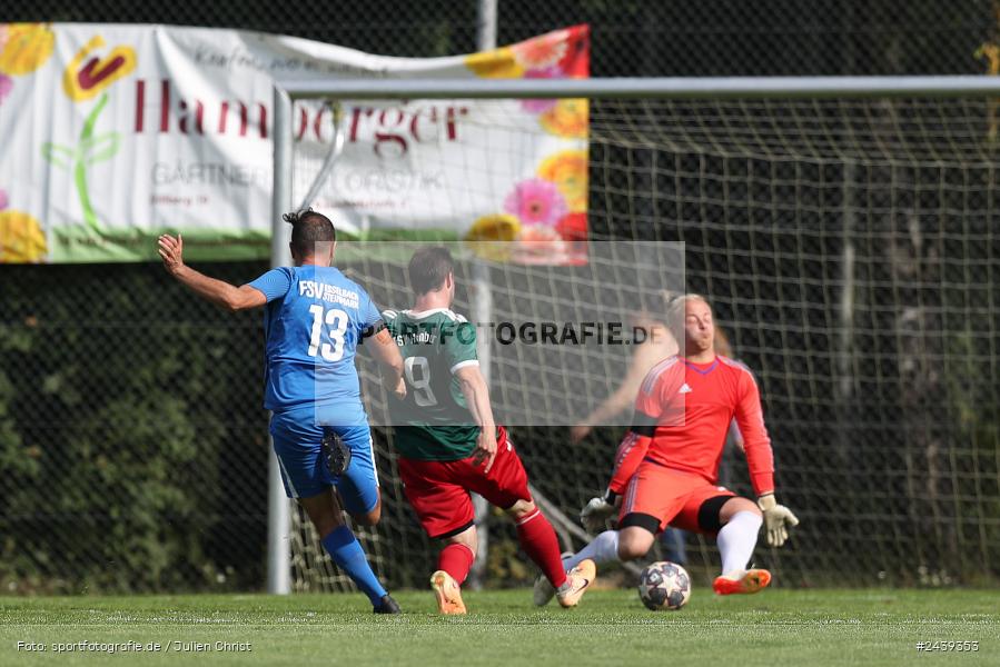 Sportgelände, Homburg, 22.09.2024, sport, action, BFV, Fussball, Kreisliga Würzburg Gr. 2, 10. Spieltag, FSV, HOM, FSV Esselbach-Steinmark, TSV Homburg - Bild-ID: 2439353