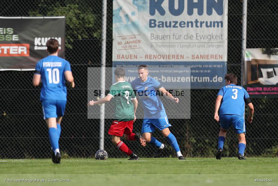 Sportgelände, Homburg, 22.09.2024, sport, action, BFV, Fussball, Kreisliga Würzburg Gr. 2, 10. Spieltag, FSV, HOM, FSV Esselbach-Steinmark, TSV Homburg - Bild-ID: 2439366