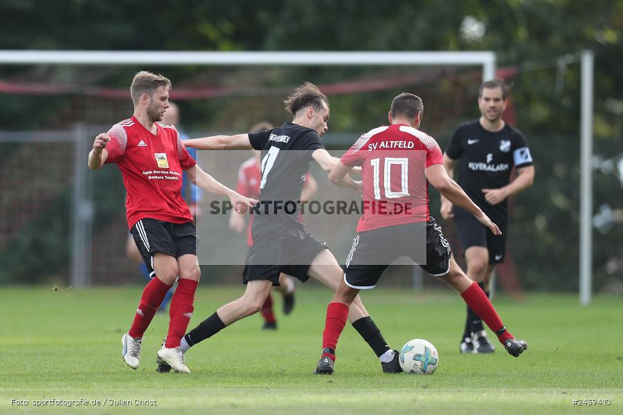 Sportgelände, Altfeld, 22.09.2024, sport, action, BFV, Fussball, Kreisklasse Würzburg Gr. 3, 10. Spieltag, SVSS, SVA, SV Sendelbach-Steinbach, SV Altfeld - Bild-ID: 2439410