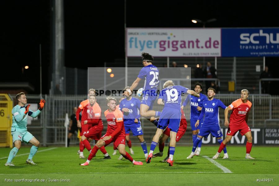 Stadion am Schönbusch, Aschaffenburg, 27.09.2024, sport, action, Fussball, BFV, Regionalliga Bayern, 11. Spieltag, HAN, SVA, SpVgg Hankofen-Hailing, SV Viktoria Aschaffenburg - Bild-ID: 2439571