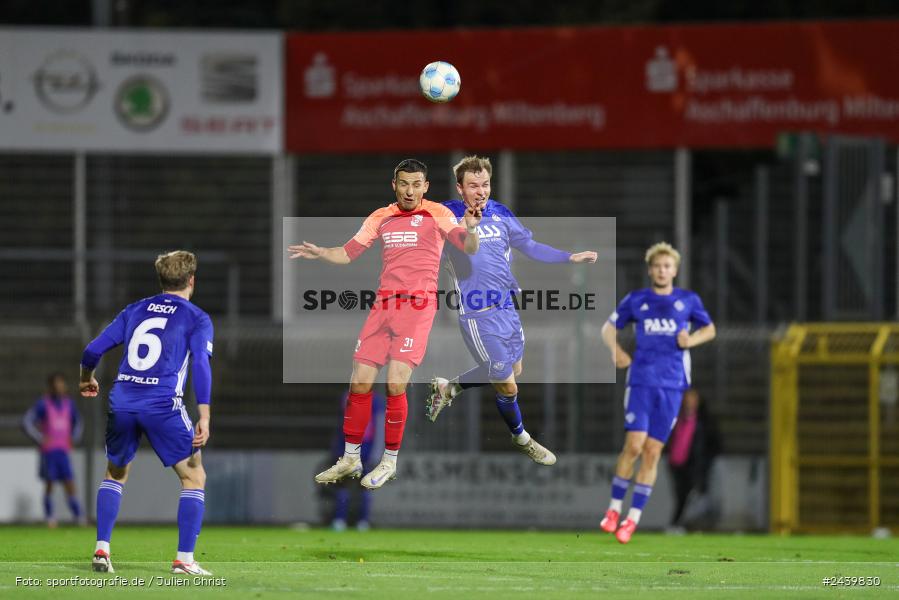 sport, action, Stadion am Schönbusch, SpVgg Hankofen-Hailing, SVA, SV Viktoria Aschaffenburg, Regionalliga Bayern, HAN, Fussball, BFV, Aschaffenburg, 27.09.2024, 11. Spieltag - Bild-ID: 2439830
