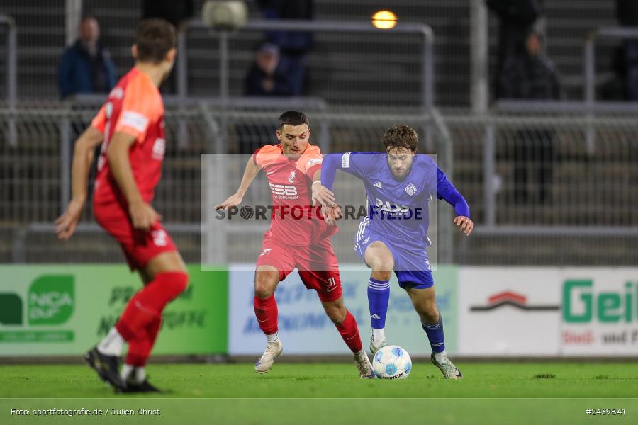 sport, action, Stadion am Schönbusch, SpVgg Hankofen-Hailing, SVA, SV Viktoria Aschaffenburg, Regionalliga Bayern, HAN, Fussball, BFV, Aschaffenburg, 27.09.2024, 11. Spieltag - Bild-ID: 2439841