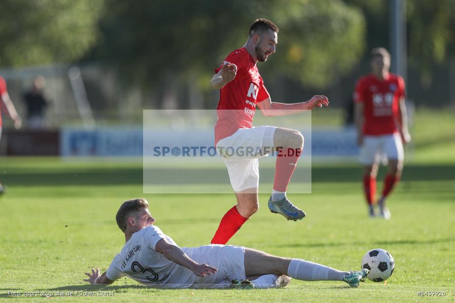 Fundamentum Sportpark, Karlburg, 28.09.2024, sport, action, Fussball, BFV, 13. Spieltag, Bayernliga Nord, ASV, TSV, ASV Cham, TSV Karlburg - Bild-ID: 2439926