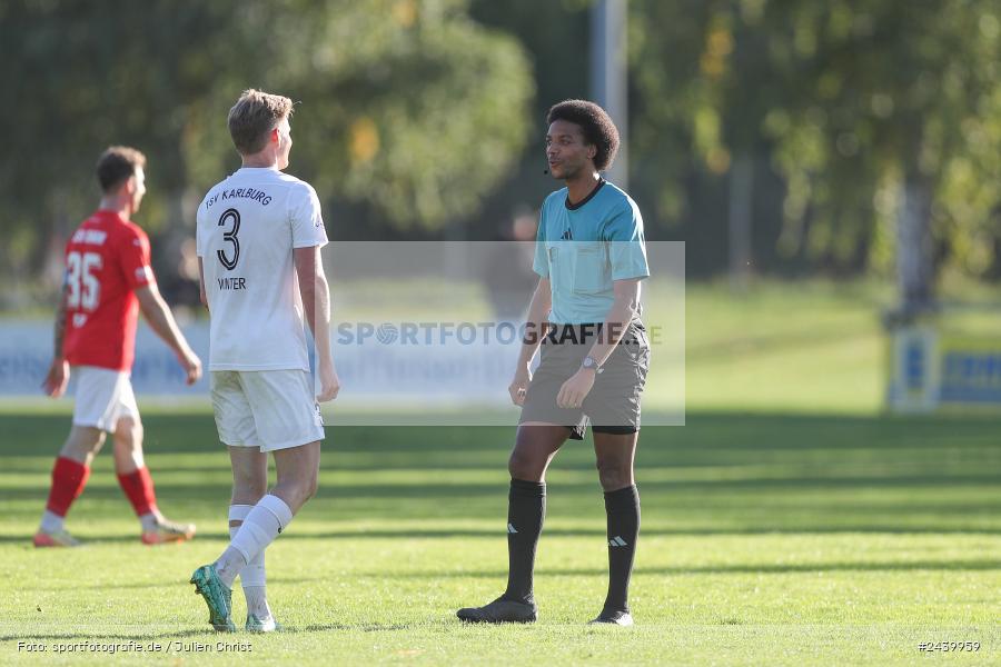 Fundamentum Sportpark, Karlburg, 28.09.2024, sport, action, Fussball, BFV, 13. Spieltag, Bayernliga Nord, ASV, TSV, ASV Cham, TSV Karlburg - Bild-ID: 2439959