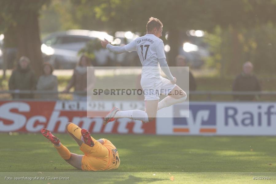 Fundamentum Sportpark, Karlburg, 28.09.2024, sport, action, Fussball, BFV, 13. Spieltag, Bayernliga Nord, ASV, TSV, ASV Cham, TSV Karlburg - Bild-ID: 2439986