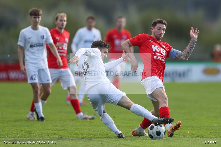 Fundamentum Sportpark, Karlburg, 28.09.2024, sport, action, Fussball, BFV, 13. Spieltag, Bayernliga Nord, ASV, TSV, ASV Cham, TSV Karlburg - Bild-ID: 2439993