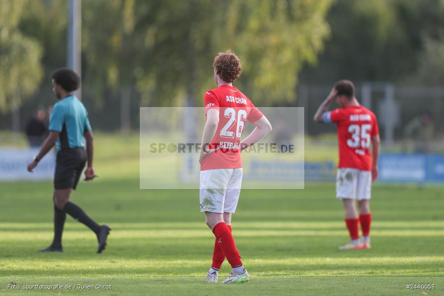 Fundamentum Sportpark, Karlburg, 28.09.2024, sport, action, Fussball, BFV, 13. Spieltag, Bayernliga Nord, ASV, TSV, ASV Cham, TSV Karlburg - Bild-ID: 2440053