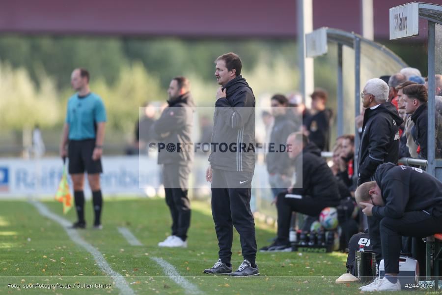 Fundamentum Sportpark, Karlburg, 28.09.2024, sport, action, Fussball, BFV, 13. Spieltag, Bayernliga Nord, ASV, TSV, ASV Cham, TSV Karlburg - Bild-ID: 2440073