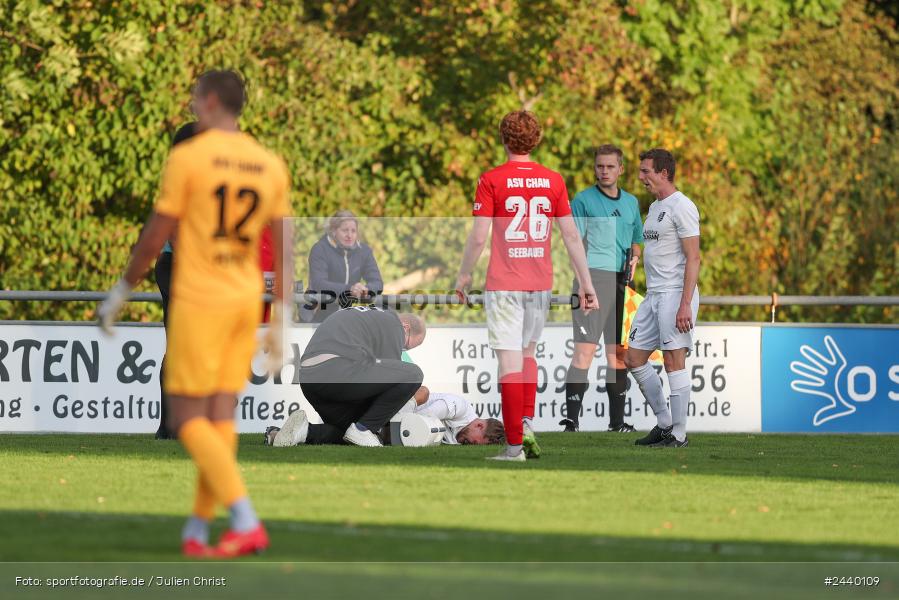 Fundamentum Sportpark, Karlburg, 28.09.2024, sport, action, Fussball, BFV, 13. Spieltag, Bayernliga Nord, ASV, TSV, ASV Cham, TSV Karlburg - Bild-ID: 2440109
