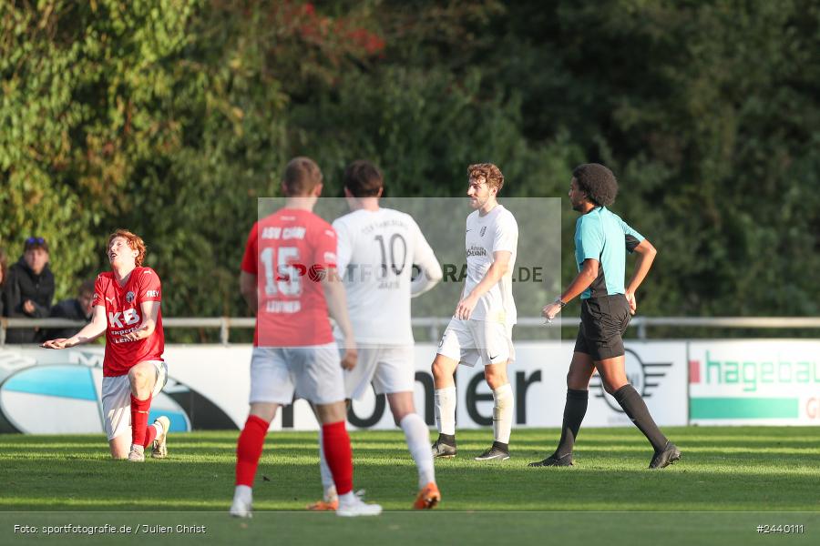 Fundamentum Sportpark, Karlburg, 28.09.2024, sport, action, Fussball, BFV, 13. Spieltag, Bayernliga Nord, ASV, TSV, ASV Cham, TSV Karlburg - Bild-ID: 2440111