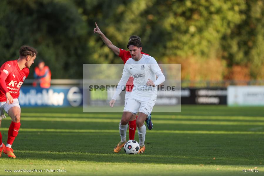 Fundamentum Sportpark, Karlburg, 28.09.2024, sport, action, Fussball, BFV, 13. Spieltag, Bayernliga Nord, ASV, TSV, ASV Cham, TSV Karlburg - Bild-ID: 2440126
