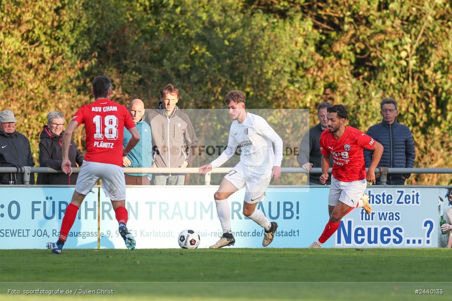 Fundamentum Sportpark, Karlburg, 28.09.2024, sport, action, Fussball, BFV, 13. Spieltag, Bayernliga Nord, ASV, TSV, ASV Cham, TSV Karlburg - Bild-ID: 2440133