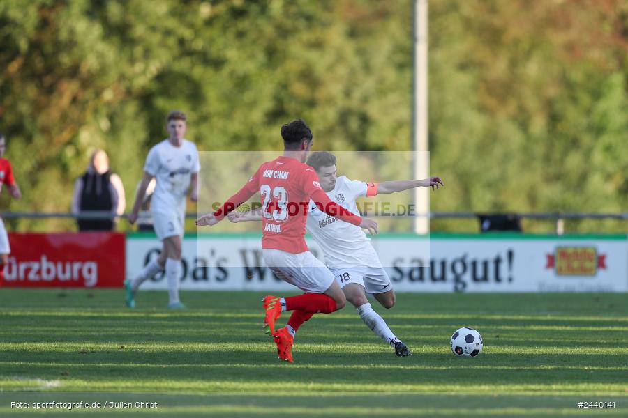 Fundamentum Sportpark, Karlburg, 28.09.2024, sport, action, Fussball, BFV, 13. Spieltag, Bayernliga Nord, ASV, TSV, ASV Cham, TSV Karlburg - Bild-ID: 2440141