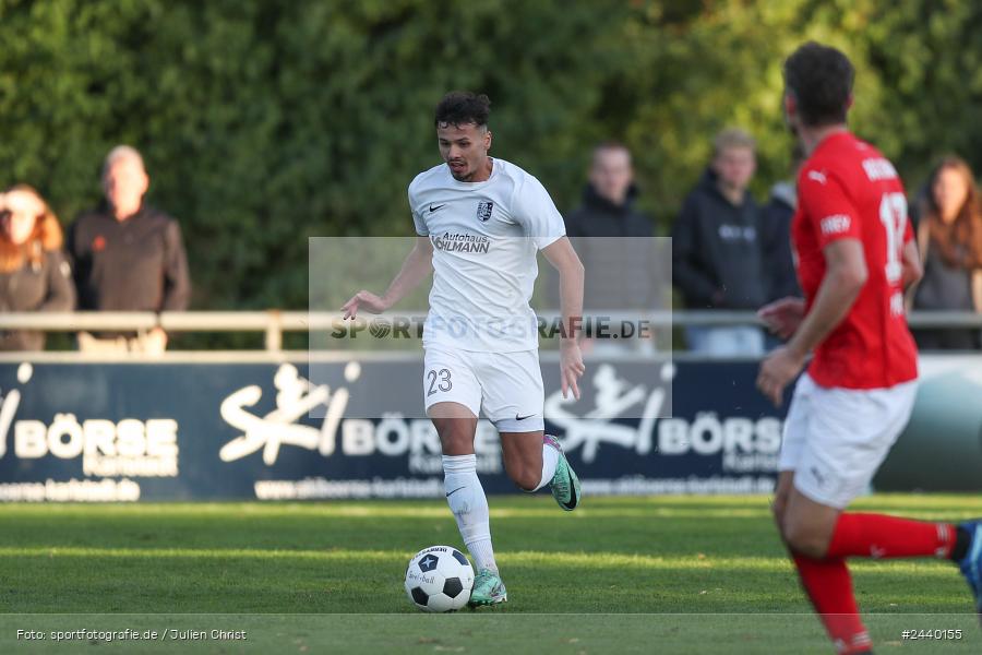 Fundamentum Sportpark, Karlburg, 28.09.2024, sport, action, Fussball, BFV, 13. Spieltag, Bayernliga Nord, ASV, TSV, ASV Cham, TSV Karlburg - Bild-ID: 2440155