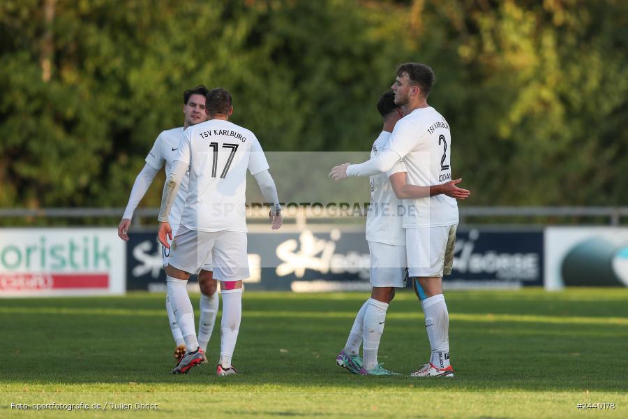 Fundamentum Sportpark, Karlburg, 28.09.2024, sport, action, Fussball, BFV, 13. Spieltag, Bayernliga Nord, ASV, TSV, ASV Cham, TSV Karlburg - Bild-ID: 2440178