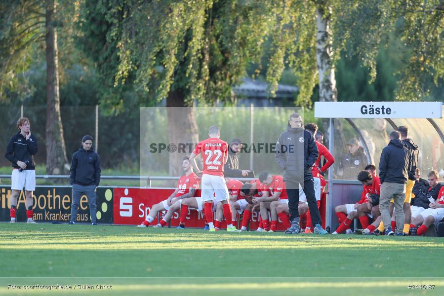 Fundamentum Sportpark, Karlburg, 28.09.2024, sport, action, Fussball, BFV, 13. Spieltag, Bayernliga Nord, ASV, TSV, ASV Cham, TSV Karlburg - Bild-ID: 2440187