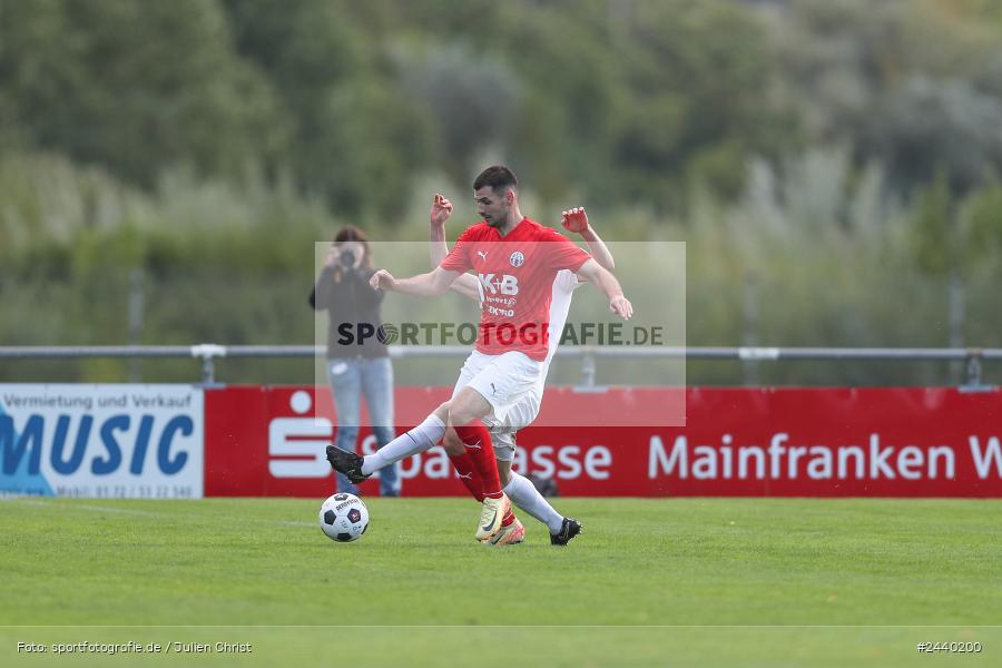 Fundamentum Sportpark, Karlburg, 28.09.2024, sport, action, Fussball, BFV, 13. Spieltag, Bayernliga Nord, ASV, TSV, ASV Cham, TSV Karlburg - Bild-ID: 2440200