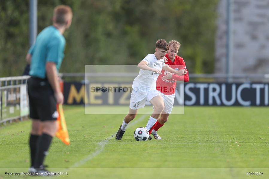 Fundamentum Sportpark, Karlburg, 28.09.2024, sport, action, Fussball, BFV, 13. Spieltag, Bayernliga Nord, ASV, TSV, ASV Cham, TSV Karlburg - Bild-ID: 2440203