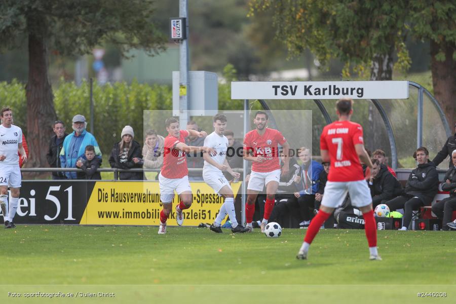 Fundamentum Sportpark, Karlburg, 28.09.2024, sport, action, Fussball, BFV, 13. Spieltag, Bayernliga Nord, ASV, TSV, ASV Cham, TSV Karlburg - Bild-ID: 2440208