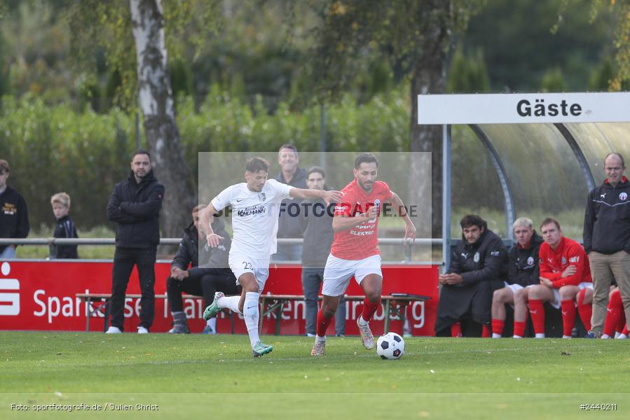 Fundamentum Sportpark, Karlburg, 28.09.2024, sport, action, Fussball, BFV, 13. Spieltag, Bayernliga Nord, ASV, TSV, ASV Cham, TSV Karlburg - Bild-ID: 2440211