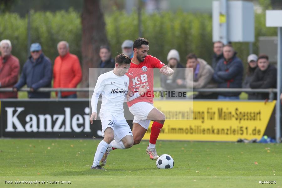Fundamentum Sportpark, Karlburg, 28.09.2024, sport, action, Fussball, BFV, 13. Spieltag, Bayernliga Nord, ASV, TSV, ASV Cham, TSV Karlburg - Bild-ID: 2440215