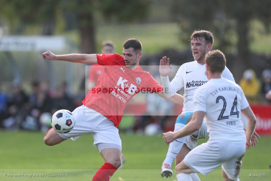 Fundamentum Sportpark, Karlburg, 28.09.2024, sport, action, Fussball, BFV, 13. Spieltag, Bayernliga Nord, ASV, TSV, ASV Cham, TSV Karlburg - Bild-ID: 2440217
