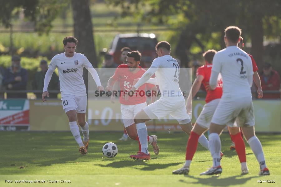 Fundamentum Sportpark, Karlburg, 28.09.2024, sport, action, Fussball, BFV, 13. Spieltag, Bayernliga Nord, ASV, TSV, ASV Cham, TSV Karlburg - Bild-ID: 2440226
