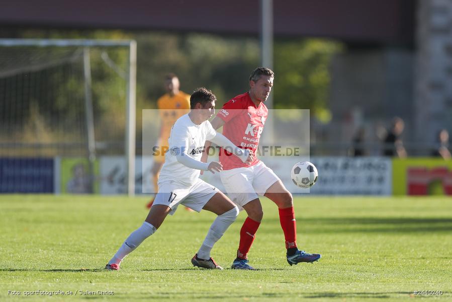 Fundamentum Sportpark, Karlburg, 28.09.2024, sport, action, Fussball, BFV, 13. Spieltag, Bayernliga Nord, ASV, TSV, ASV Cham, TSV Karlburg - Bild-ID: 2440240 Fundamentum Sportpark, Karlburg, 28.09.2024, sport, action, Fussball, BFV, 13. Spieltag, Bayernliga Nord, ASV, TSV, ASV Cham, TSV Karlburg - Bild-ID: 2440240