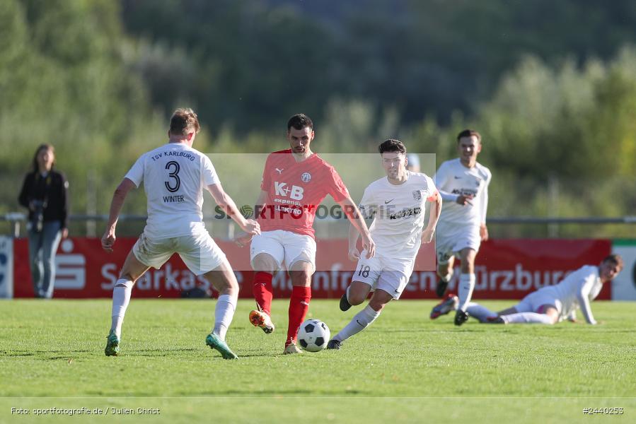 Fundamentum Sportpark, Karlburg, 28.09.2024, sport, action, Fussball, BFV, 13. Spieltag, Bayernliga Nord, ASV, TSV, ASV Cham, TSV Karlburg - Bild-ID: 2440253 Fundamentum Sportpark, Karlburg, 28.09.2024, sport, action, Fussball, BFV, 13. Spieltag, Bayernliga Nord, ASV, TSV, ASV Cham, TSV Karlburg - Bild-ID: 2440253