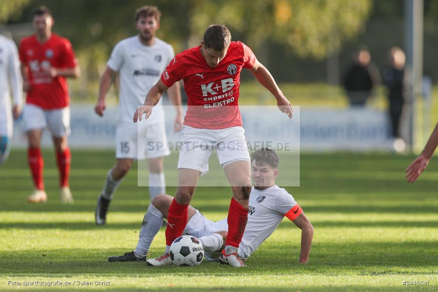 Fundamentum Sportpark, Karlburg, 28.09.2024, sport, action, Fussball, BFV, 13. Spieltag, Bayernliga Nord, ASV, TSV, ASV Cham, TSV Karlburg - Bild-ID: 2440261