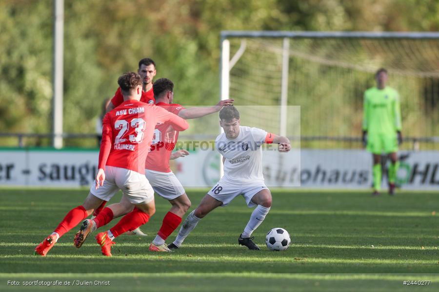 Fundamentum Sportpark, Karlburg, 28.09.2024, sport, action, Fussball, BFV, 13. Spieltag, Bayernliga Nord, ASV, TSV, ASV Cham, TSV Karlburg - Bild-ID: 2440277
