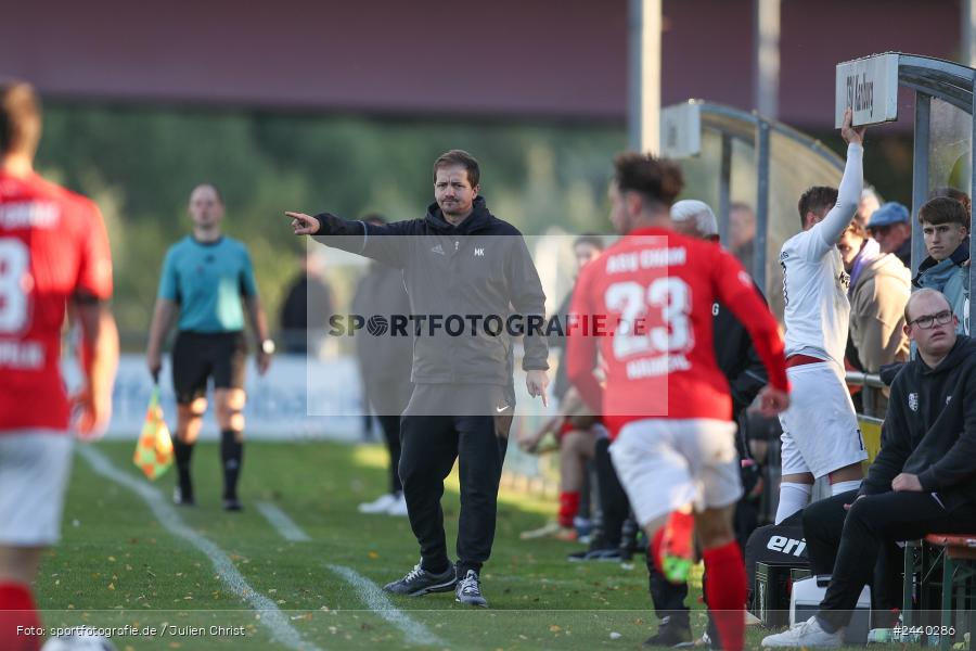 Fundamentum Sportpark, Karlburg, 28.09.2024, sport, action, Fussball, BFV, 13. Spieltag, Bayernliga Nord, ASV, TSV, ASV Cham, TSV Karlburg - Bild-ID: 2440286