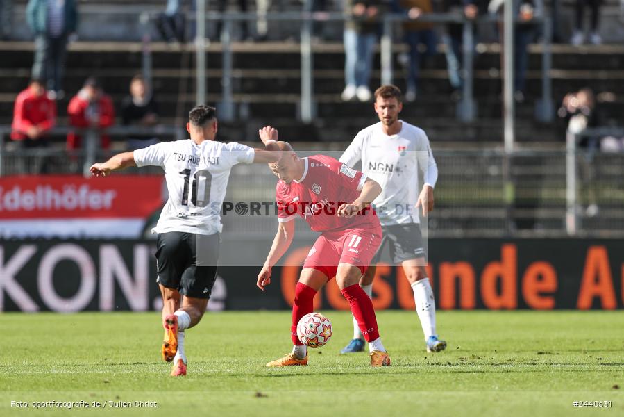 AKON Arena, Würzburg, 28.09.2024, sport, action, Fussball, BFV, Regionalliga Bayern, 11. Spieltag, AUB, FWK, TSV Aubstadt, FC Würzburger Kickers - Bild-ID: 2440631